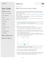 Предварительный просмотр 233 страницы Sony SVE14A35CXH User Manual