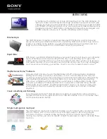 Sony SVE15115FXS VAIO Specifications preview