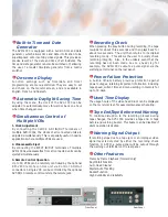 Предварительный просмотр 3 страницы Sony SVO-1330 Brochure & Specs