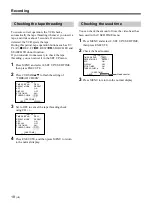 Preview for 18 page of Sony SVO-1630 Operating Instructions Manual