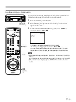 Preview for 27 page of Sony SVO-1630 Operating Instructions Manual