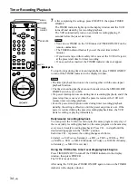 Preview for 34 page of Sony SVO-1630 Operating Instructions Manual