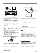 Preview for 41 page of Sony SVO-1630 Operating Instructions Manual