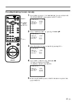 Preview for 43 page of Sony SVO-1630 Operating Instructions Manual