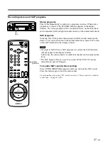 Preview for 47 page of Sony SVO-1630 Operating Instructions Manual