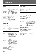 Preview for 52 page of Sony SVO-1630 Operating Instructions Manual