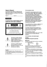 Preview for 2 page of Sony SVO-5800 Operating Instructions Manual