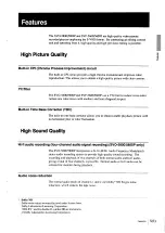 Preview for 5 page of Sony SVO-5800 Operating Instructions Manual