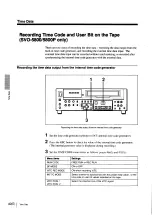 Preview for 40 page of Sony SVO-5800 Operating Instructions Manual