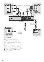 Предварительный просмотр 12 страницы Sony SVR-HD700 Operating Instructions Manual