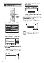 Предварительный просмотр 26 страницы Sony SVR-HD700 Operating Instructions Manual