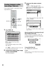 Предварительный просмотр 30 страницы Sony SVR-HD700 Operating Instructions Manual