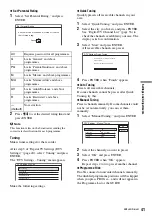 Предварительный просмотр 41 страницы Sony SVR-HD700 Operating Instructions Manual