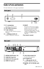 Preview for 7 page of Sony SVR-HDT1000 Operating Instructions Manual