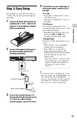 Preview for 13 page of Sony SVR-HDT1000 Operating Instructions Manual