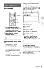 Preview for 15 page of Sony SVR-HDT1000 Operating Instructions Manual