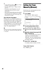 Preview for 20 page of Sony SVR-HDT1000 Operating Instructions Manual