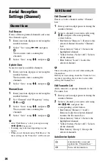 Preview for 36 page of Sony SVR-HDT1000 Operating Instructions Manual