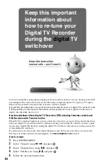 Preview for 54 page of Sony SVR-HDT1000 Operating Instructions Manual