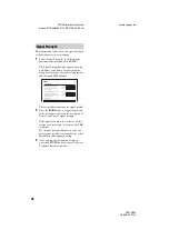 Preview for 46 page of Sony SVR-S500 Operating Instructions Manual