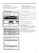 Preview for 21 page of Sony SVRM-911 Operating Instructions Manual