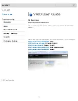 Preview for 13 page of Sony SVS13122CXB VAIO User Manual