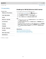 Preview for 169 page of Sony SVS1313AGXB VAIO User Manual