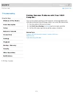 Preview for 273 page of Sony SVS1313AGXB VAIO User Manual