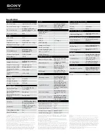 Preview for 2 page of Sony SVS15118FXB Specifications