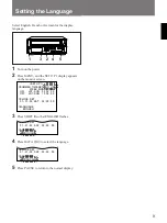 Preview for 9 page of Sony SVT-124P Operating Instructions Manual