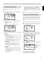 Preview for 11 page of Sony SVT-124P Operating Instructions Manual