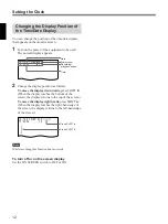 Preview for 12 page of Sony SVT-124P Operating Instructions Manual