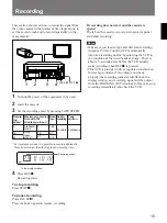 Preview for 15 page of Sony SVT-124P Operating Instructions Manual