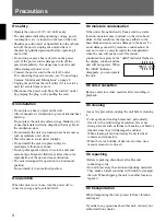 Предварительный просмотр 4 страницы Sony SVT-168E Operating Instructions Manual