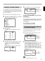 Предварительный просмотр 15 страницы Sony SVT-168E Operating Instructions Manual