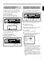 Предварительный просмотр 21 страницы Sony SVT-168E Operating Instructions Manual