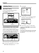 Предварительный просмотр 40 страницы Sony SVT-168E Operating Instructions Manual