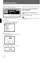 Предварительный просмотр 124 страницы Sony SVT-168E Operating Instructions Manual