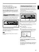 Предварительный просмотр 25 страницы Sony SVT-40E Operating Instructions Manual