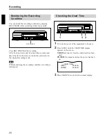 Preview for 20 page of Sony SVT-L400 Operating Instructions Manual