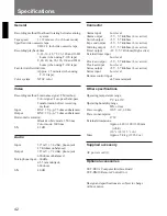 Preview for 42 page of Sony SVT-L400 Operating Instructions Manual