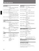 Preview for 84 page of Sony SVT-L400 Operating Instructions Manual