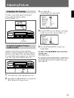 Preview for 45 page of Sony SVT-S480ES Operating Instructions Manual