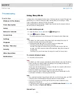 Preview for 190 page of Sony SVT13122CXS VAIO User Manual