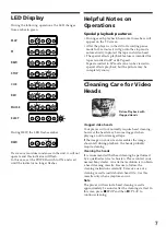 Preview for 7 page of Sony SVX-800 Operating Instructions Manual