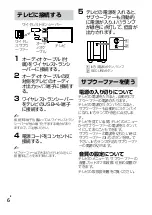 Preview for 6 page of Sony SWF-BR100 Operating Instructions Manual