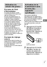 Preview for 25 page of Sony SWF-BR100 Operating Instructions Manual