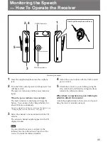 Предварительный просмотр 45 страницы Sony SX-1070A Instructions For Use Manual