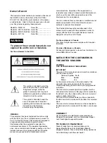 Предварительный просмотр 2 страницы Sony SX-C100A Operating Instructions Manual