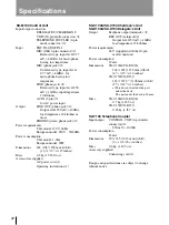 Предварительный просмотр 22 страницы Sony SX-C100A Operating Instructions Manual